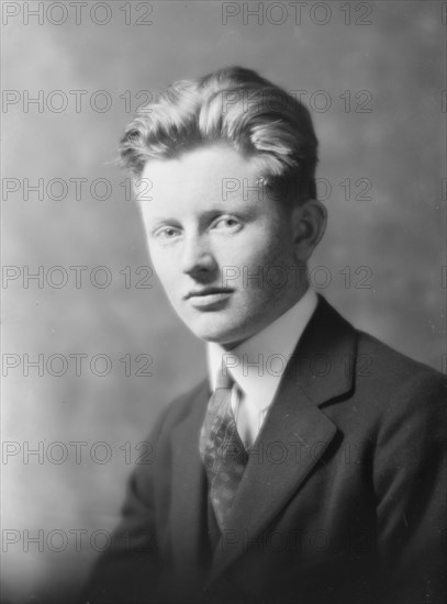 Roderick Morgan, portrait photograph, 1918 Feb. 17. Creator: Arnold Genthe.