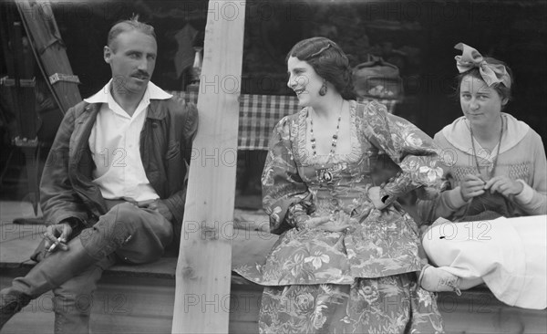 Movie set for a western, between 1896 and 1942. Creator: Arnold Genthe.