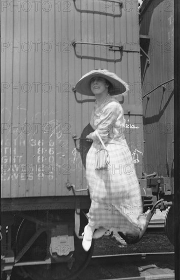 Movie set for a western, between 1896 and 1942. Creator: Arnold Genthe.