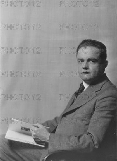 The Honorable Charles Pergler, portrait photograph, 1919 Mar. 28. Creator: Arnold Genthe.