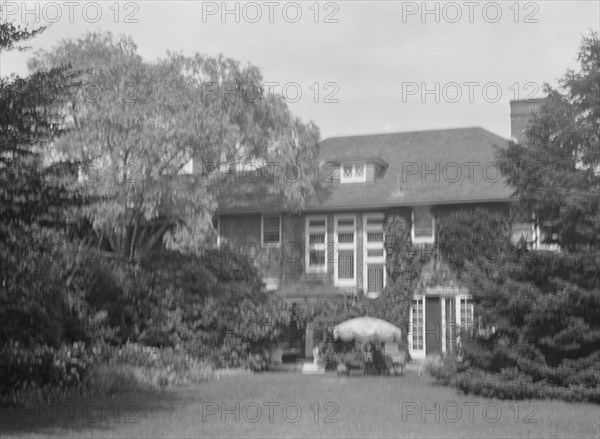 Residence of E. Clifford Potter, 1932. Creator: Arnold Genthe.