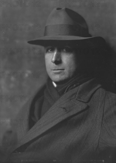 Mr. Arthur C. Train, portrait photograph, 1917 Dec. 29. Creator: Arnold Genthe.