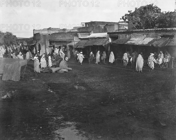 Travel views of Morocco, 1904. Creator: Arnold Genthe.