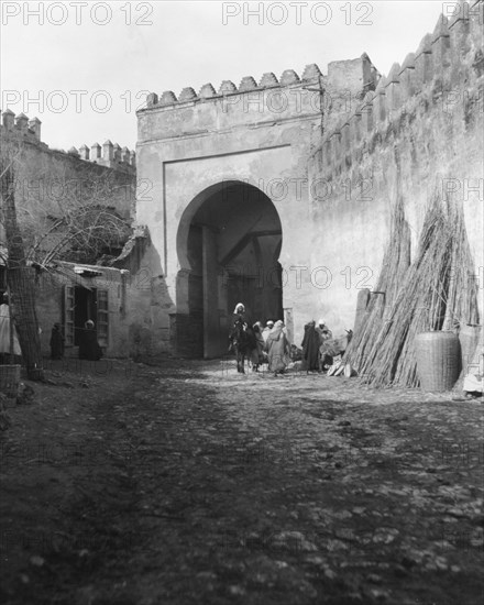 Travel views of Morocco, 1904. Creator: Arnold Genthe.