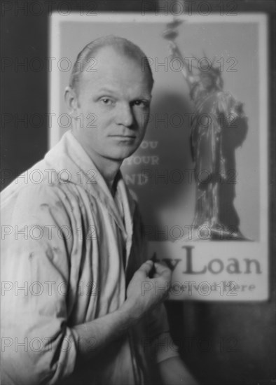 Mr. Treedlar sic, portrait photograph, 1918 Feb. 11. Creator: Arnold Genthe.