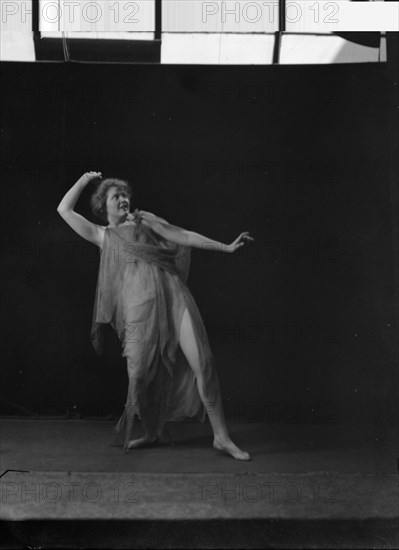 Unidentified dancer, possibly an Elizabeth Duncan dancer, between 1911 and 1942. Creator: Arnold Genthe.