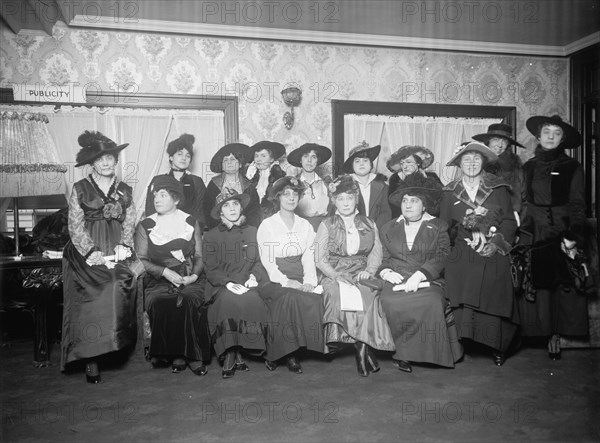 Pan American Scientific Congress - Ladies Who Were Aides at The Congress. Seated Front..., 1915. Creator: Harris & Ewing.