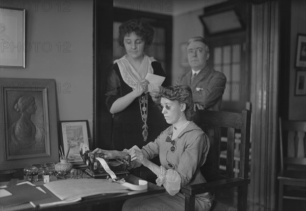 New York Association for the Blind, 1914 Jan. 8. Creator: Arnold Genthe.