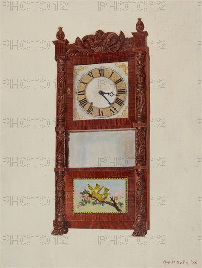 Shelf Clock, 1936. Creator: Alvin M Gully.