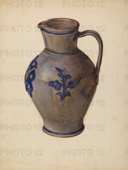 Pitcher, 1937. Creator: C.W. Perky.