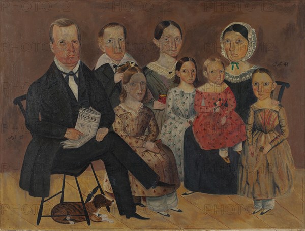 John J. Wagner Family Portrait, c. 1940. Creator: Archie Thompson.