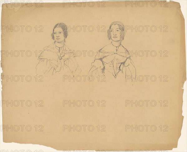 Two Women, c. 1835-1840. Creator: James Goodwyn Clonney.