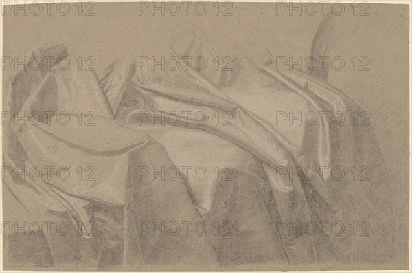 Drapery Study for "Mary and Elizabeth Royall", c. 1758. Creator: John Singleton Copley.