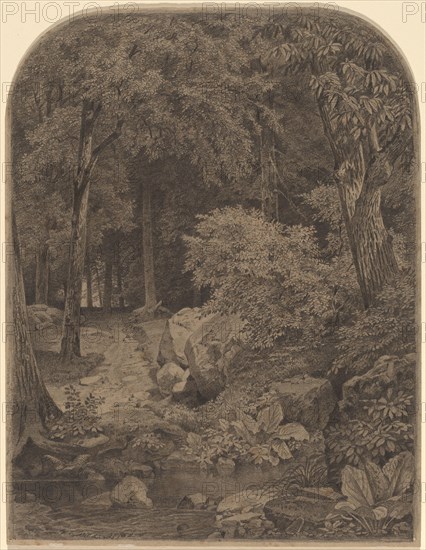 Landscape, 1862. Creator: William Trost Richards.