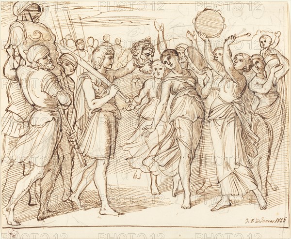 The Triumph of David, 1826. Creator: Julius Schnorr von Carolsfeld.