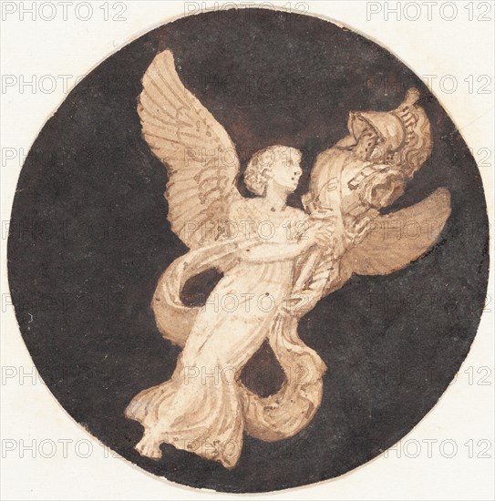 Vignette for a Title Page: "Winged Victory". Creator: Thomas Stothard.