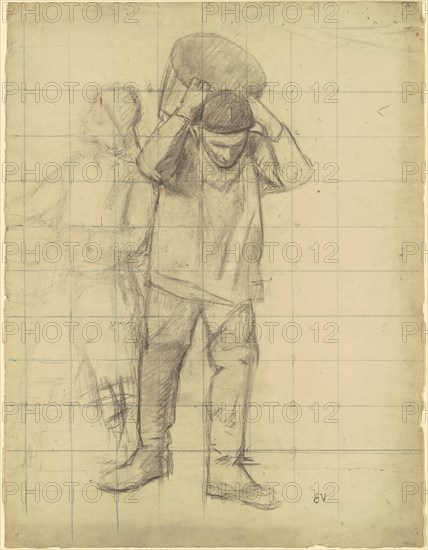 Study for "Pêcheurs de la mer du Nord" (Study for "Fishermen of the North Sea"), c. 1893. Creator: Eugene Laurent Vail.