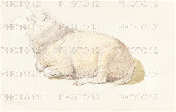 A Sheep Resting, c. 1800/1810. Creator: James Ward.
