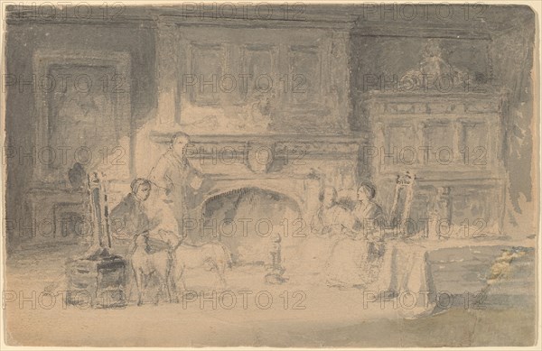 Study for "The Bailey Family". Creator: Robert Walter Weir.