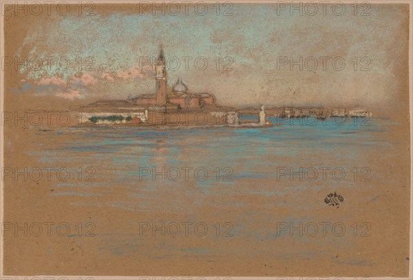 The Church of San Giorgio Maggiore, 1880. Creator: James Abbott McNeill Whistler.