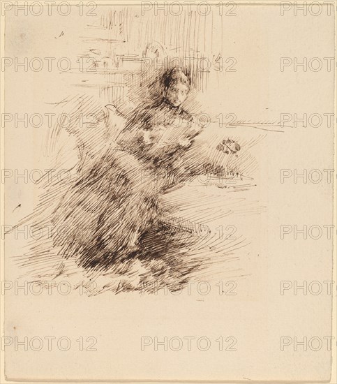 Miss Cumberlege, 1882. Creator: James Abbott McNeill Whistler.