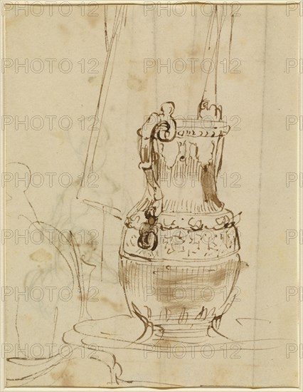 An Ornate Ewer [recto]. Creator: David Wilkie.