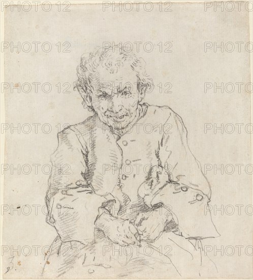 Seated Peasant. Creator: Francesco Zuccarelli.