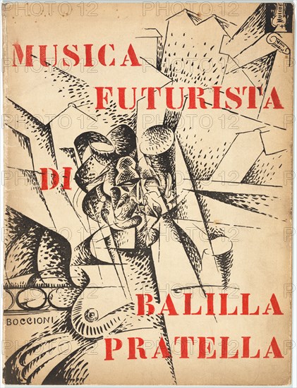 Musica Futurista per Orchestra, 1912. Creators: Umberto Boccioni, Francesco Balilla Pratella.