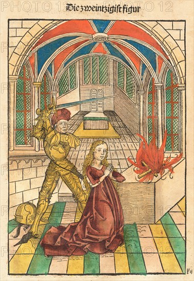 Der Schatzbehalter oder Schrein der waren Reichtümer des Heils und ewige Seligkeit, 1491. Creators: Stephan Fridolin, Michael Wolgemut, Wilhelm Pleydenwurff.