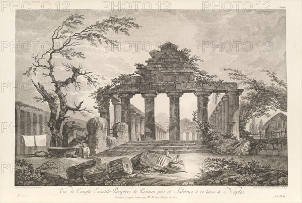 Voyage Pittoresque Ou Description Des Royaumes De Naples Et De Sicile (vol. 3), pub. 1781-1786. Creator: Jean Claude Richard de Saint-Non.