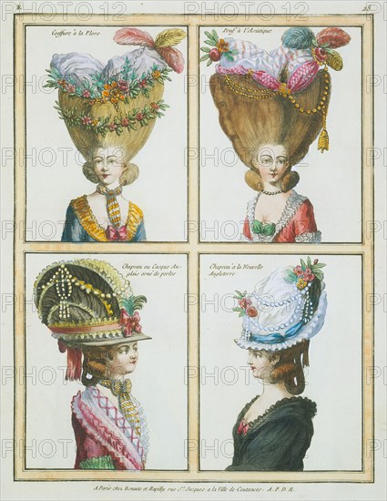 Galerie des modes et costumes francais ... (volume I), published 1778/1780. Creator: Unknown.