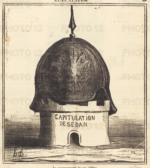 Le couronnement de son édifice, 1870. Creator: Honore Daumier.