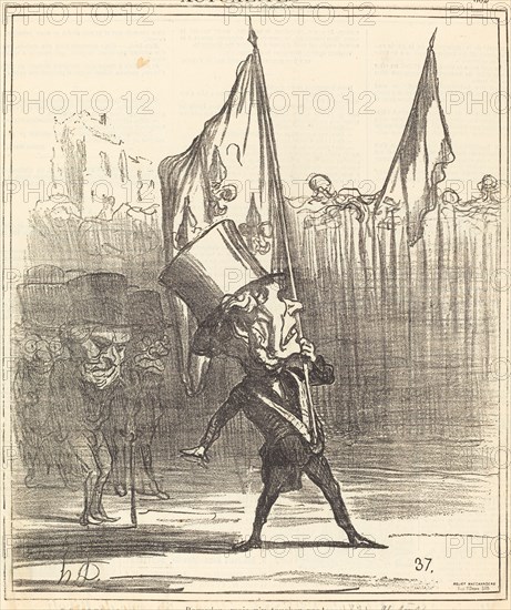 Regardez, mais n'y touchez pas!, 1871. Creator: Honore Daumier.