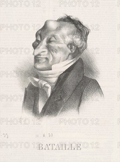 Bataille (Alex. Simon Pataille), 19th century. Creator: Honore Daumier.