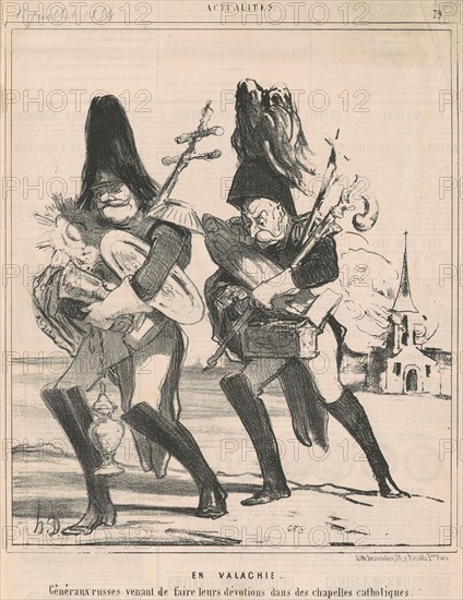 En valachie, 19th century. Creator: Honore Daumier.