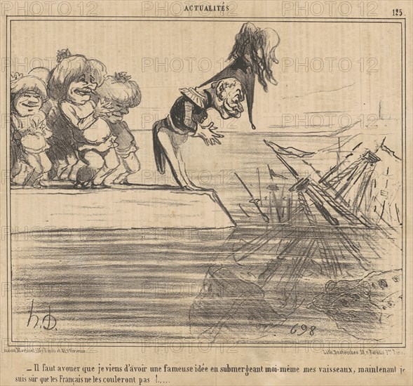 Il faut avouer que je viens d'avoir une ..., 19th century. Creator: Honore Daumier.