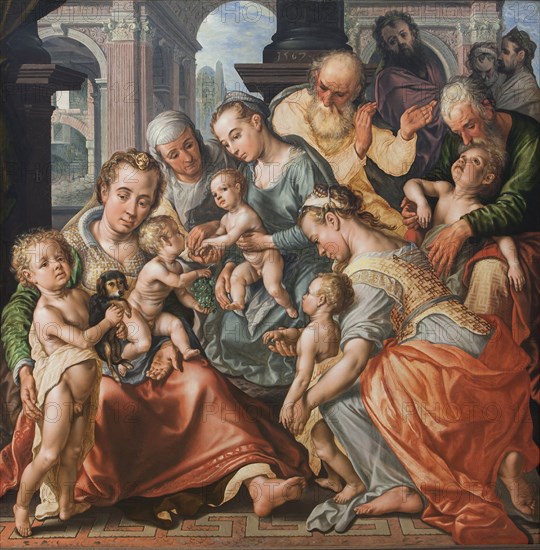 The Holy Kinship, 1567. Creator: Joachim Beuckelaer.