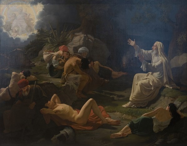 The Vision of the Prophet Ezekiel, 1830. Creator: Ditlev Blunck.