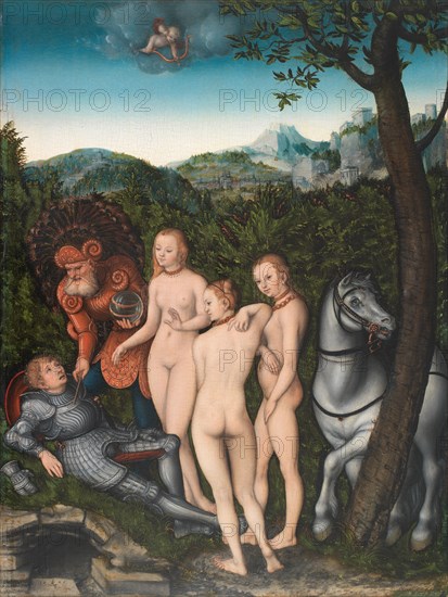 The Judgement of Paris, 1527. Creator: Lucas Cranach the Elder.