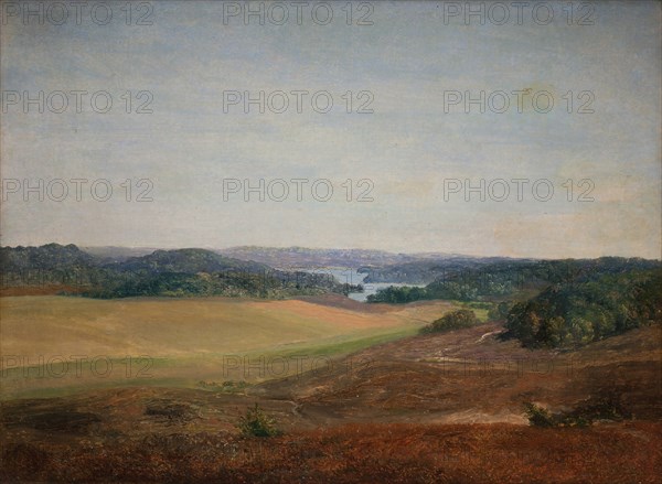 Landscape near Silkeborg, Jutland, 1836-1839. Creator: Dankvart Dreyer.