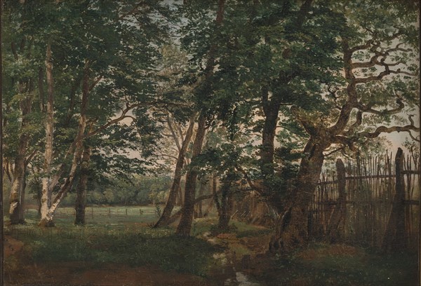 The Deer Park North of Copenhagen, 1844. Creator: Dankvart Dreyer.