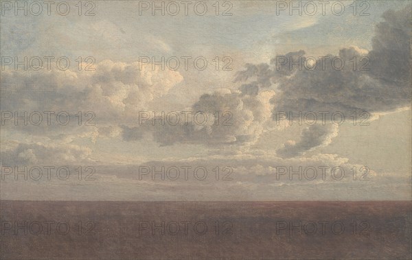 Study of Clouds over the Sea;A Cloudscape, 1826. Creator: CW Eckersberg.