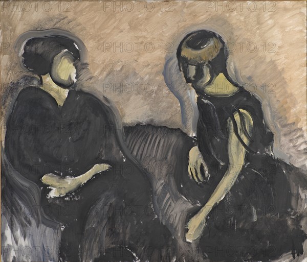 Two Ladies, 1922. Creator: Harald Giersing.