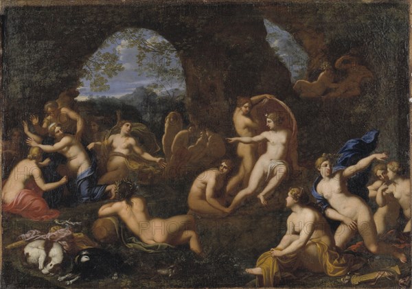 Diana and Callisto, 1657-1705. Creator: Johannes van Haensbergen.