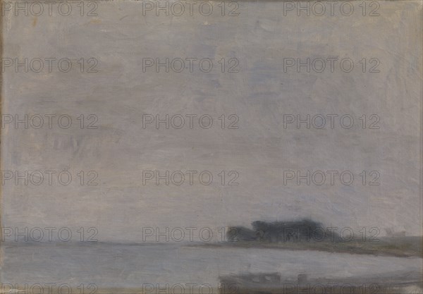Landscape on the Island of Falster, 1891. Creator: Vilhelm Hammershøi.