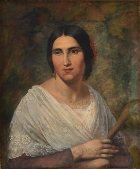 A Roman Woman, 1840-1849. Creator: Elisabeth Baumann.