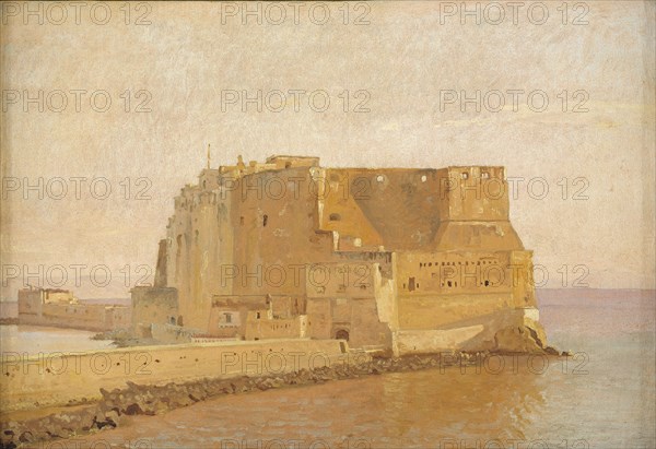 Castel dell'Ovo in Naples, 1839-1840. Creator: Christen Købke.