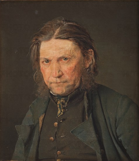 Portrait of an Old Sailor, 1832. Creator: Christen Købke.