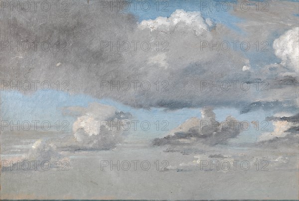 Studie af skyer;Cloud Study;Air Study, 1831-1834. Creator: Christen Købke.