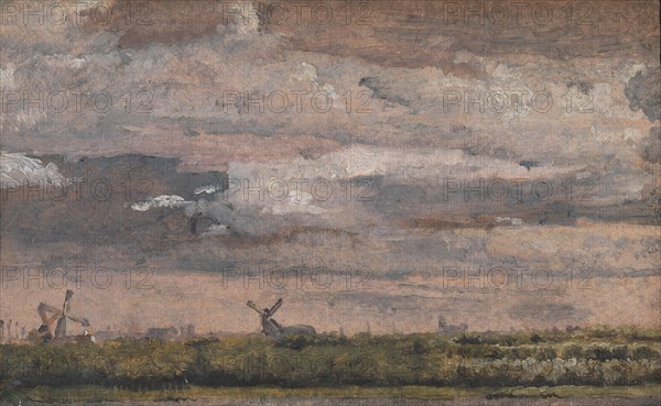 View Near Copenhagen, 1841-1845. Creator: Christen Købke.